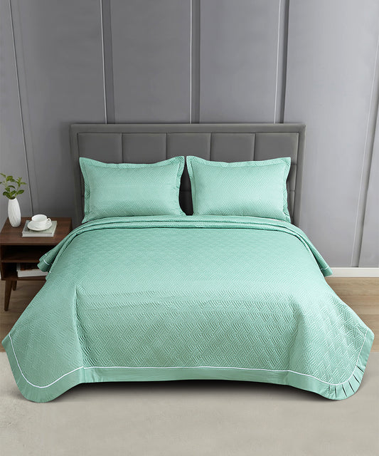Elegance Bedcover Collection – Mint Green