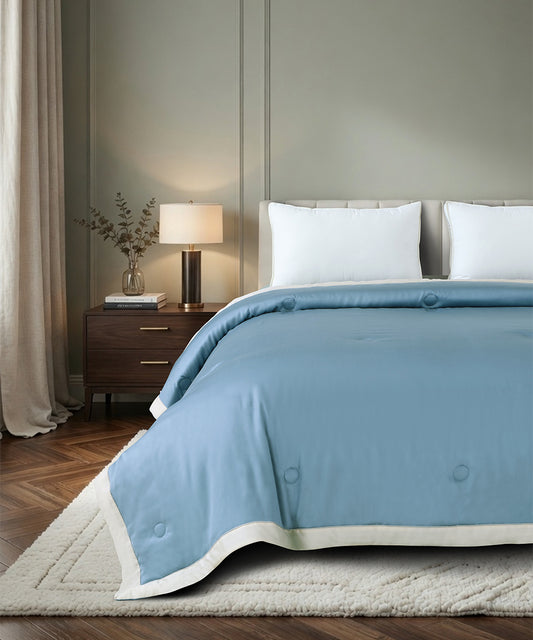 Crochet Tencel Quilt – Aqua Serenity