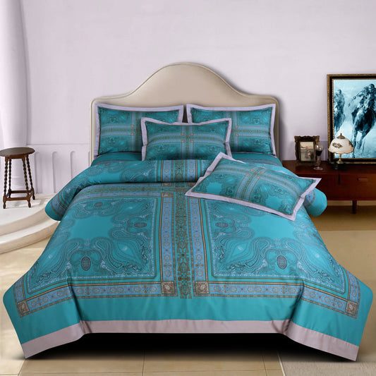 800 Thread Count Ciao Fienza – Turquoise Majesty