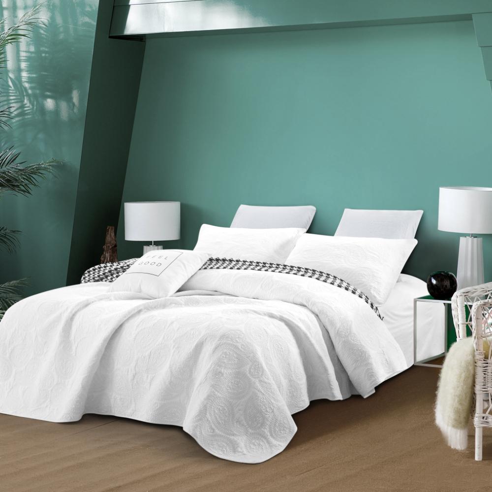 Snow white Bed Spread by Lacasa Italy