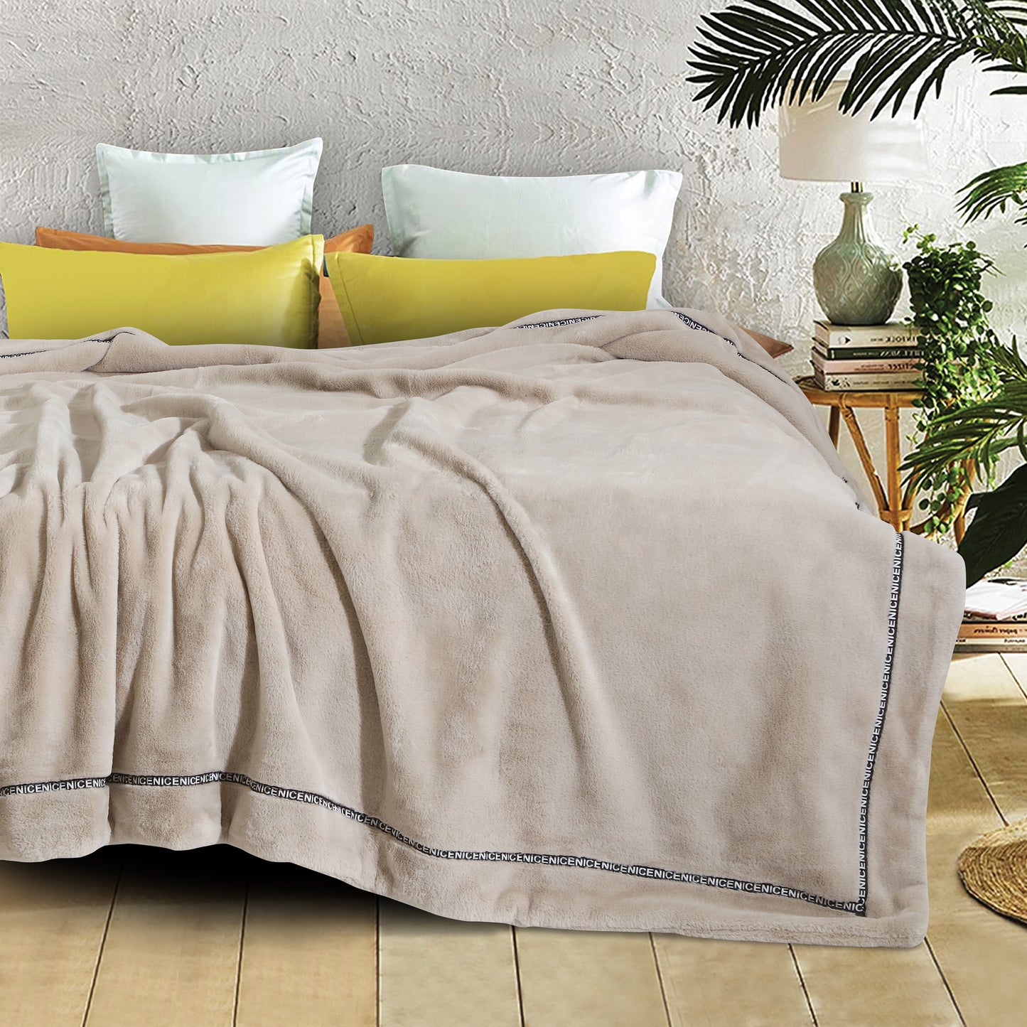 The Neutral Beige Mushy Blanket