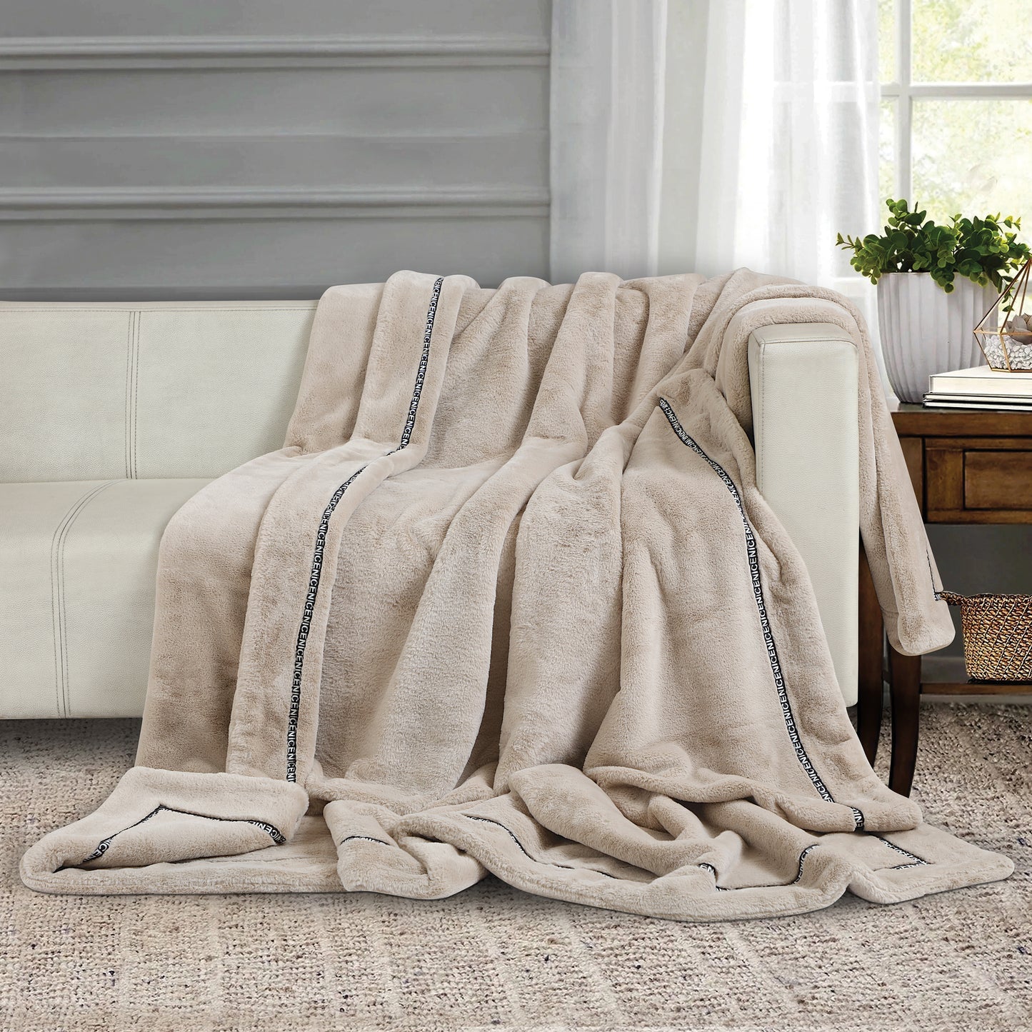 The Neutral Beige Mushy Blanket
