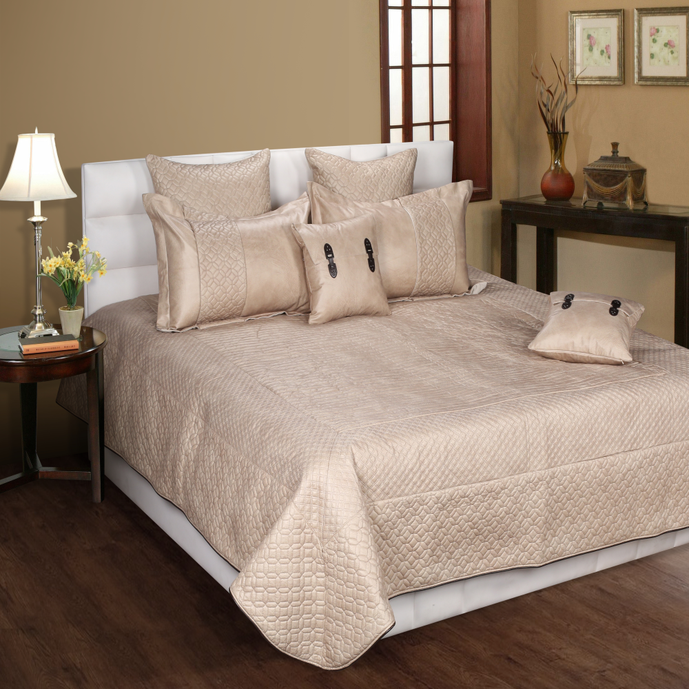 The Vegan Leather Sand Bed Spreads
