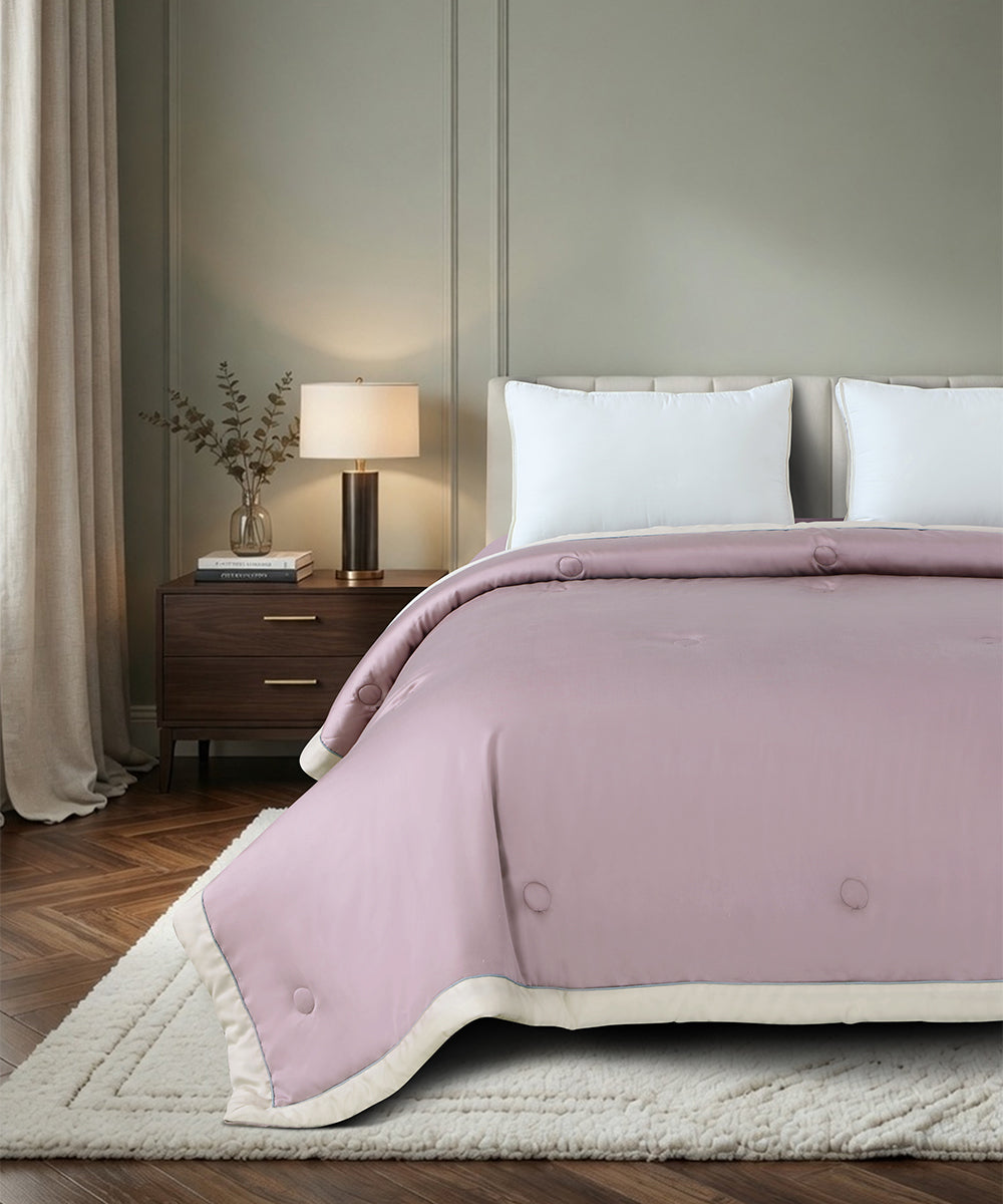 Crochet Tencel Quilt – Blush Whisper