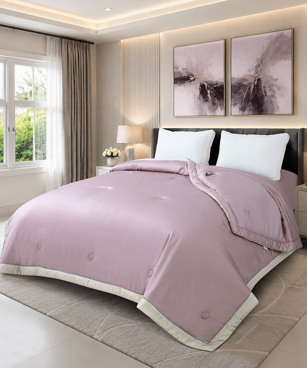 Crochet Tencel Quilt – Blush Whisper