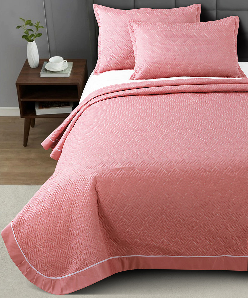 Elegance Bedcover Collection – Rose Blush