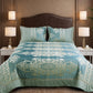 Aurelia Aqua Sage Lace Bedcover