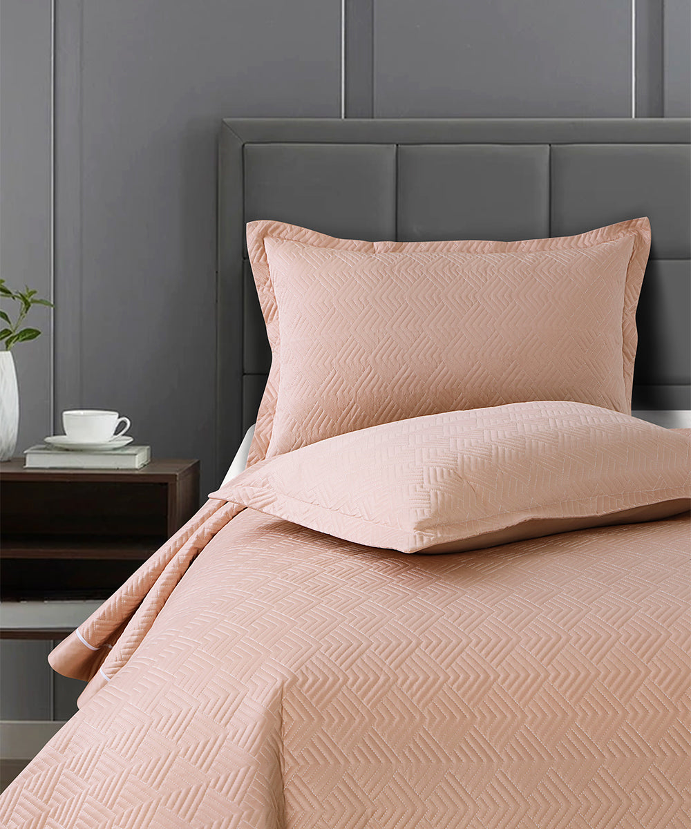 Elegance Bedcover Collection – Soft Peach