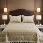 Aurelia Antique Gold Beige Bedcover
