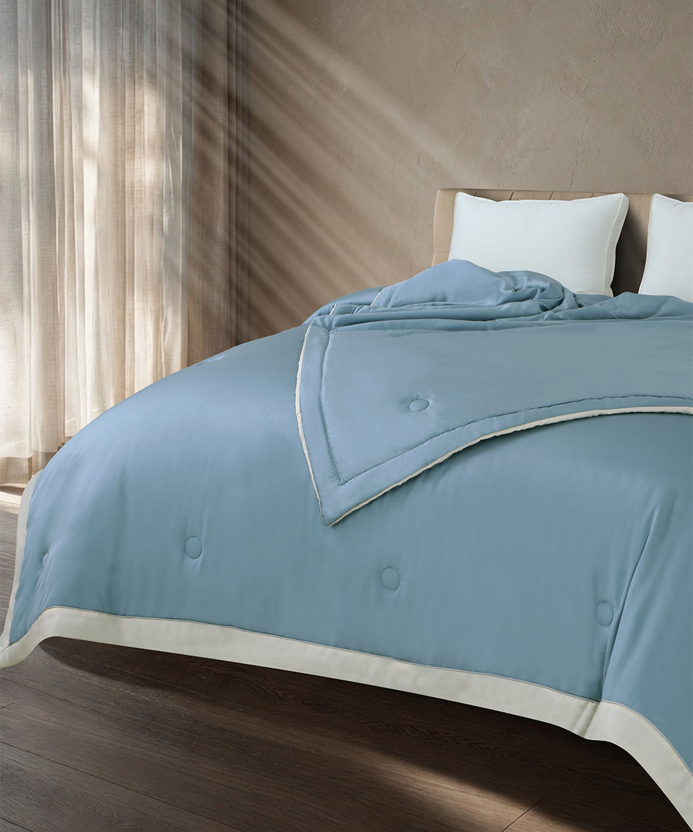 Crochet Tencel Quilt – Aqua Serenity