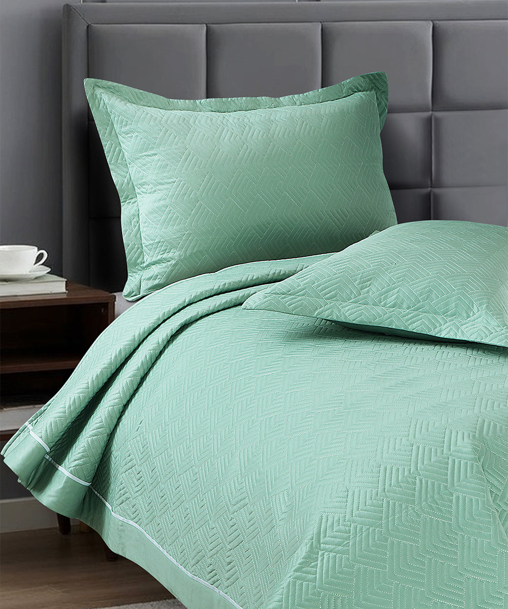 Elegance Bedcover Collection – Mint Green