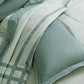 600 Thread Count Imperial Border – Arctic Mist