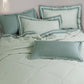 600 Thread Count Heritage Border – Mint Sage