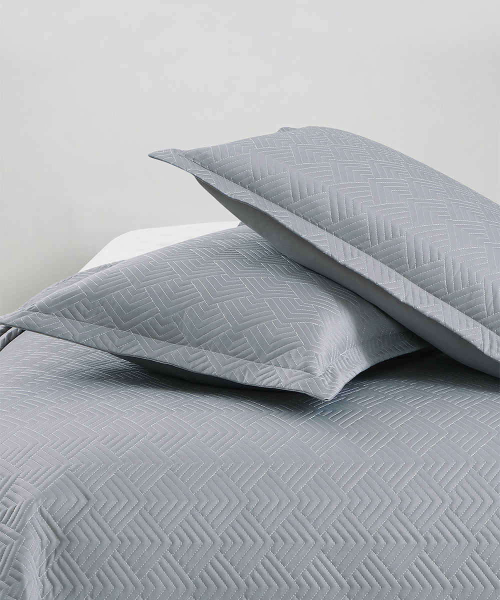 Elegance Bedcover Collection – Mist Grey