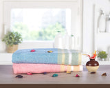 La Casa Premium Towel Set – Aqua Blush
