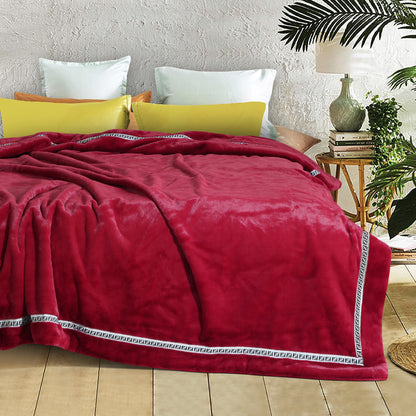 The Wine Red Mushy Blanket