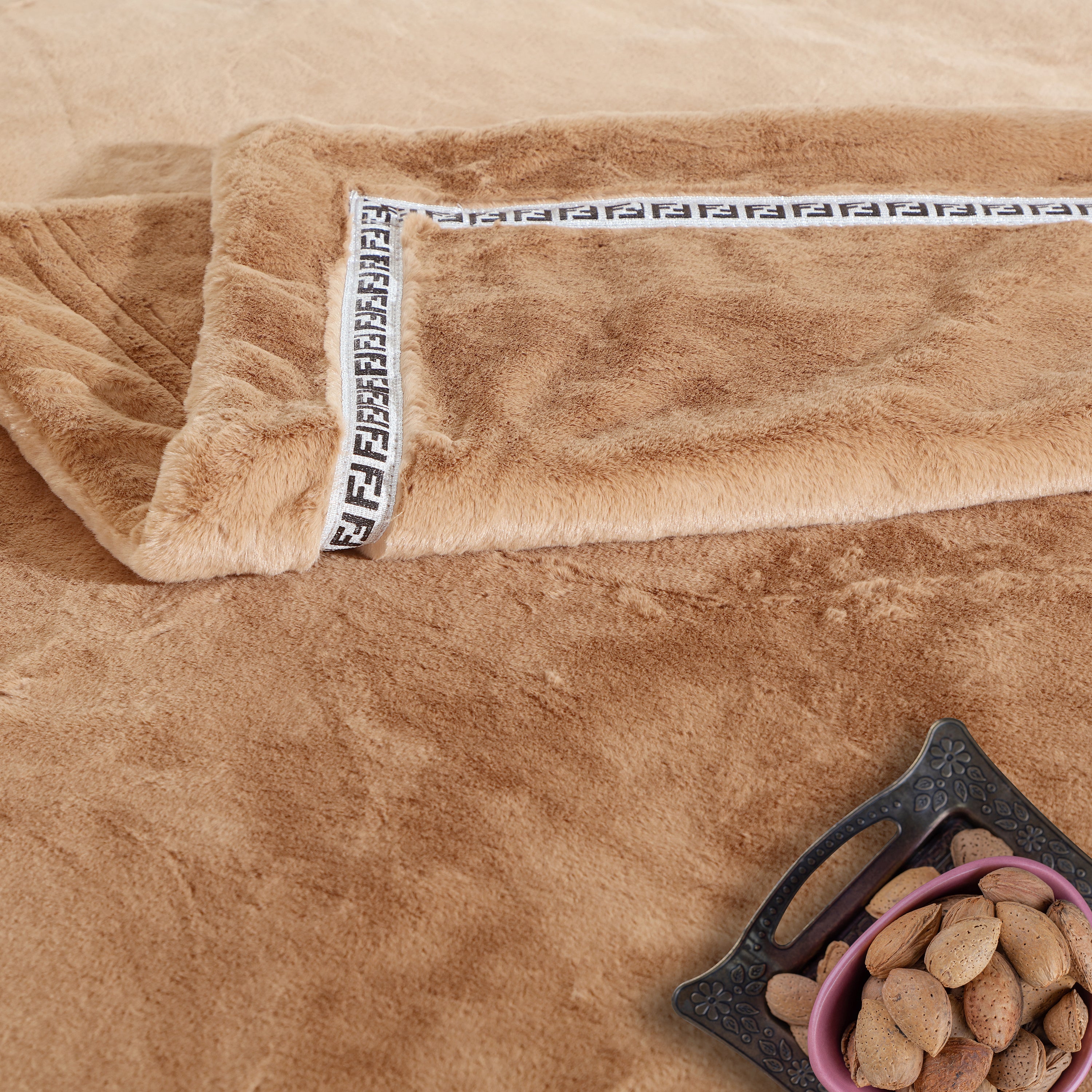 The Almond Beige Mushy Blanket