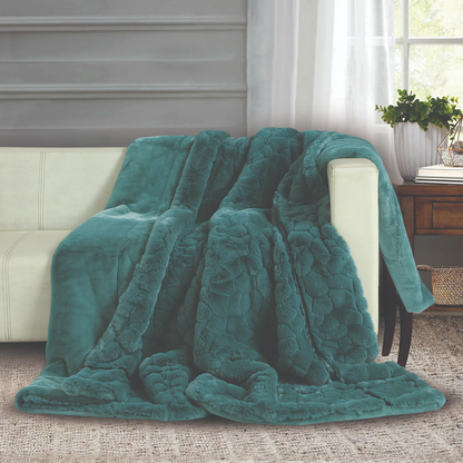 The Teal Slushy Winter Blanket