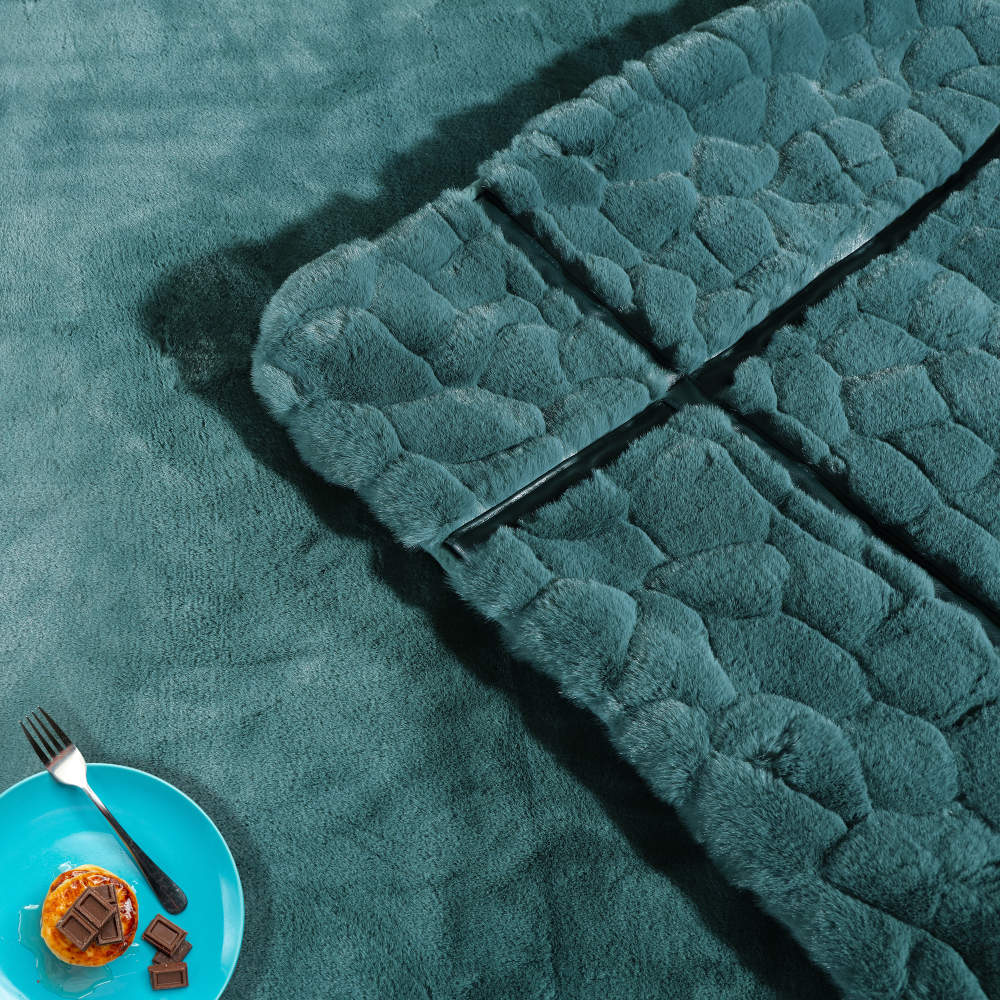 The Teal Slushy Winter Blanket